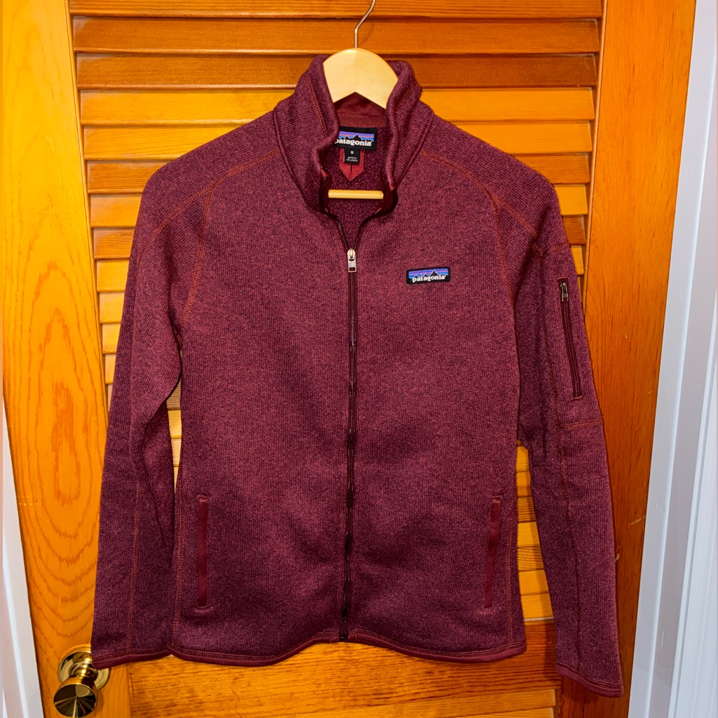 Patagonia Women's Better Sweater Full-Zip Jacket, Maroon - Size Medium